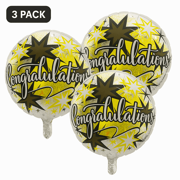 Congratulations Graduation 18" Foil Balloon - Commencement Celebrations