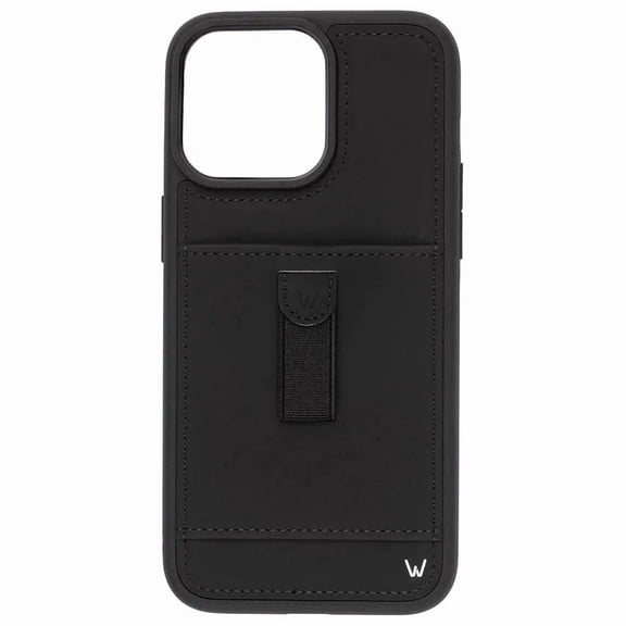 Walli Cases iPhone 12 Pro Max Sport Case with Wallet and Finger Strap - Lights Out