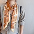 thumbnail image 5 of Bolso de mano con asa para la cabeza, banda para el pelo, cuello, cinta de seda, bufanda para decoración de mujeres y niñas, 5 of 5