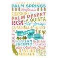 thumbnail image 5 of Palm Springs, California, Stacked Typography, Lantern Press, Premium Playing Cards, 52 Card Deck with Jokers, USA Made, 5 of 5