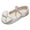 White, variant on Cathalem Girls' Sandals Girls Sandals Low Heel Dress Wedding Party Shoes for Little Kid/Big Kid (White,6-6.5 Years)