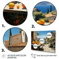 thumbnail image 3 of Designart "Mediterranean Bliss in Provence French Paradise I" French Canvas Wall Art, 3 of 5