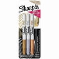 thumbnail image 1 of Sharpie Metallic Permanent Markers, Fine Point, Assorted Colours, 3 Count, 1 of 5