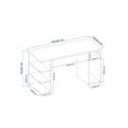 thumbnail image 5 of Escritorio Gamer Skal Living Mesa Gamer Moderna Negro/rojo, 5 of 5