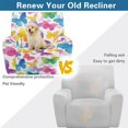thumbnail image 4 of FOR U DESIGNS Colorful Butterfly Print Recliner Chair Covers with Armrest, Breathable Recliner Armchair Covers Stretch Lazy Boy Recliner Covers Home Decor Accessories, 4 of 8