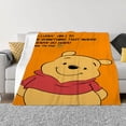thumbnail image 6 of Winnie the Pooh Blanket Super Soft Blanket Throw Blanket Warm Cozy Flannel Sofa Bed Blanket Outing Travel Blanket 60"x79", 6 of 10