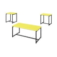 thumbnail image 2 of Yellow carbon fiber aesthetic/Indoor table set for entertainment/Angled corners give a contemporary feel, 2 of 2