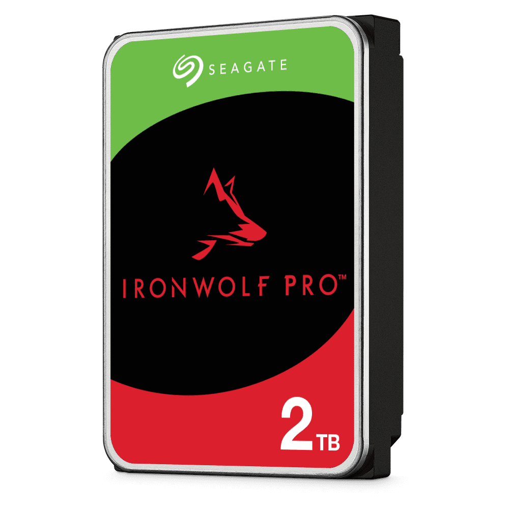 Seagate IronWolf Pro 2TB NAS Internal Hard Drive with Rescue Data Recovery Services