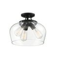 thumbnail image 4 of Octave 3-Light Ceiling Light in Black, 4 of 5