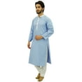 thumbnail image 4 of Atasi Men's Classic Kurta Pajama Set Long Cotton Shirt Ethnic Casual Wear-Small, 4 of 7