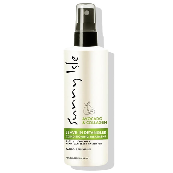 Sunny Isle Avocado & Collagen Leave-In Detangler Conditioning Treatment 8oz
