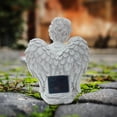thumbnail image 3 of Almencla Statue Solar Power Light Outdoor Sculpture Lawn Ornament Boy, 3 of 8