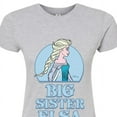 thumbnail image 3 of Frozen - Winter - Big Sister Elsa - Juniors Fitted Graphic T-Shirt, 3 of 5