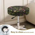 thumbnail image 4 of FUIALDOLG Breathable Dining Chair Slipcovers for Bathroom Kitchen, Polyester Stretchy Bar Stool Seat Slipcovers with Elastic Bands, 4 of 6