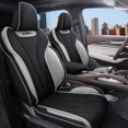 thumbnail image 2 of Funda de asiento de coche de lino personalizada específica para Geely Monjaro transpirable con juego completo delantero y trasero para Greey Xingyue L, 2 of 5