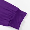 thumbnail image 7 of Men's Solid Color Pajama Pants with Pockets & Drawstring - Cuffed Jogger Sleep Bottoms for Men, Elastic Waist Soft Lightweight Lounge Homewear Purple M, 7 of 7