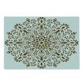 thumbnail image 2 of Mandala Cutting Board, Abstract Art Style Vector Illustration of Mandala Flower on White Background, Decorative Tempered Glass Cutting and Serving Board, Large Size, Brown and White, by Ambesonne, 2 of 5