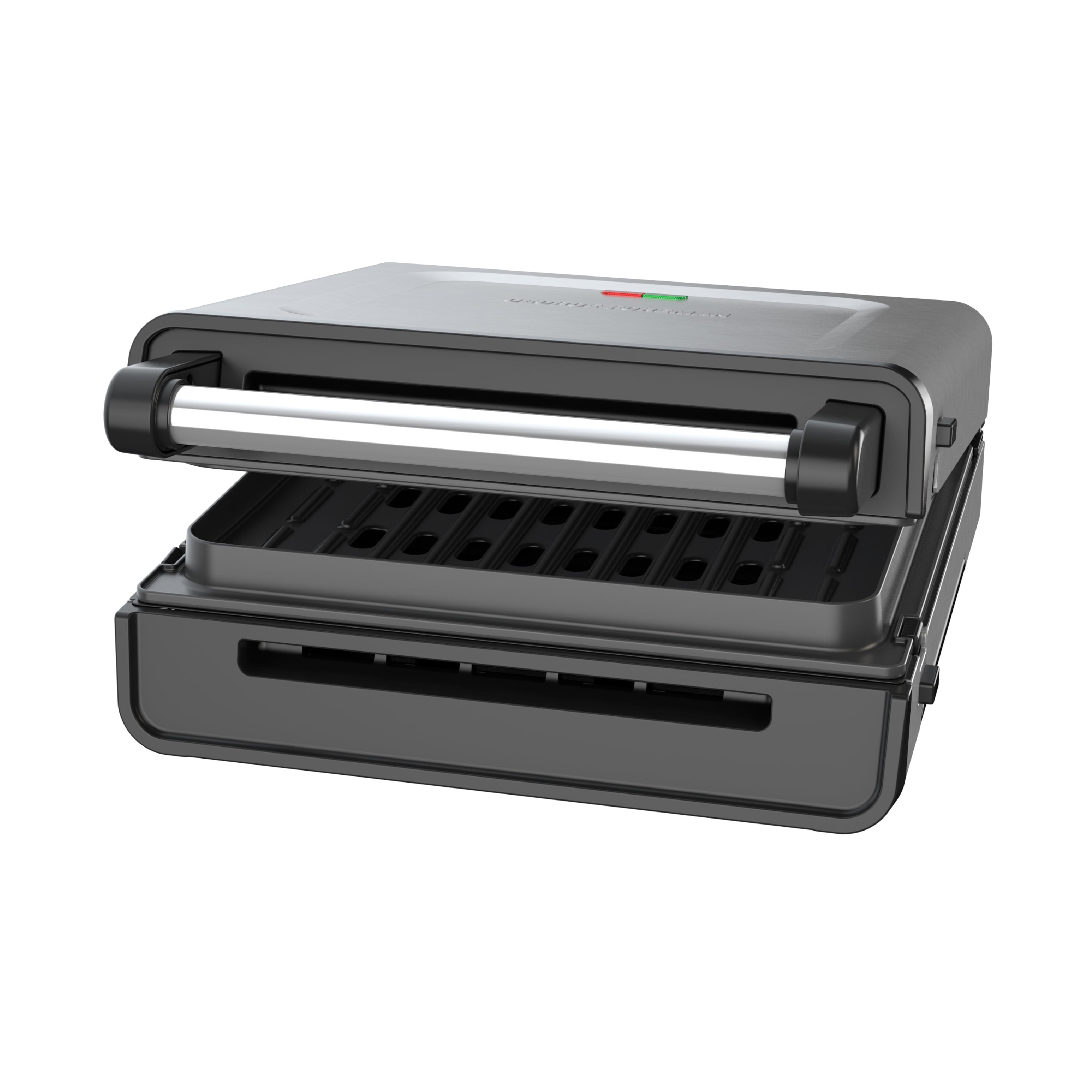 George Foreman Contact Smokeless Select a Temp. Grill, Family Size (4-6  Servings)