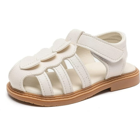 

Girl s Cute Floral Strap Sandals Flat Summer Sandals Shoes(Toddler/Little Kid