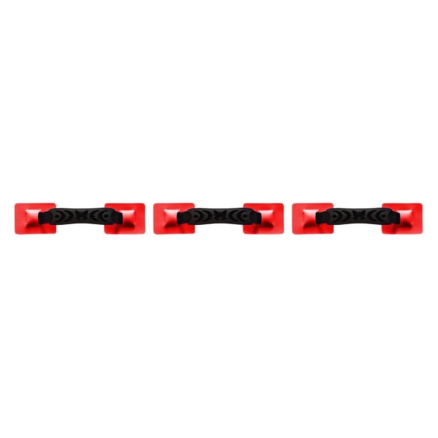 Ruiboury PVC Nylon Strap Armrest Grab Handle Inflatable Canoe Kayak for Red 31x7CM 3Set