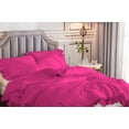 thumbnail image 4 of 5 Piece Luxury Vintage Ruffle Pattern Comforter By D.N.G. BEDDINGS Set Premium Super Soft, All Season, 800 Thread Count 100% Egyptian Cotton King/California King Size Hot Pink Color, 4 of 8