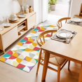 thumbnail image 2 of Area Rug 2x6ft Modern Geometric Area Rugs for Kitchen Runner Rug Abstract Mid Century Non Slip Floor Carpet Mat for Kitchen Entryway Bathroom Office Home Decor, 2 of 8