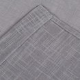 thumbnail image 2 of Rooney Linen Texture Grey Rod Pocket Semi Sheer Curtains, 52” x 18”, 2 of 3