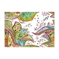thumbnail image 1 of Ambesonne Grunge Jigsaw Puzzle, Leaves Flowers Hearts, Heirloom-Quality Fun Activity for Family Durable Cardboard, 1000 pcs, Green Orange, 1 of 2
