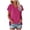 V neck tops for womenHot Pink, variant on TrendOFT V Neck T Shirts for Women Short Sleeve Dolman Tops Loose Fit Shirts Spring Summer Shirts Black L