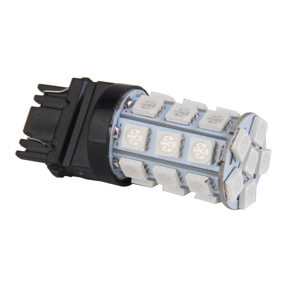 1Pcs T25 3157 5050 LED 27 SMD Car Auto White Brake Stop Light Bulb Lamp  E1 10X 