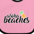 thumbnail image 4 of Inktastic Hawaiian Pineapple Aloha Beaches Boys or Girls Baby Bib, 4 of 4