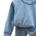 thumbnail image 3 of asjyhkr Boys Girls Loungewear Outfits 2 Piece Long Sleeve Basic T-Shirt Classic Daily Wear Pants Fall Casual Sets(5-6 Years,Light Blue), 3 of 4