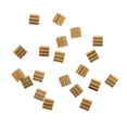 thumbnail image 1 of MasteelfCA 20 Pcs Copper Pinion 9 Tooth Thickness 2mm Mechanical Gear Small Modulus Gear, 1 of 9