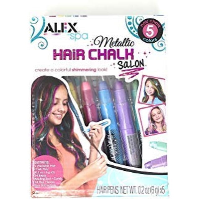 alex spa metallic hair chalk salon with 5 colors