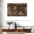 thumbnail image 3 of Elephant Stock Reclaimed Map Wall Art - Horizontal Canvas Wall Art - Living Room Wall Decor - Map Canvas - Brown And Gray Decor By Diego Tirigall - 36" x 24", 3 of 8