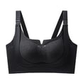 thumbnail image 2 of OIOLOYJM Push Up Bras for Women Seamless Elegant Soft Comfort Lifting Anti-Sagging Bras for Sagging Breasts Black M, 2 of 3