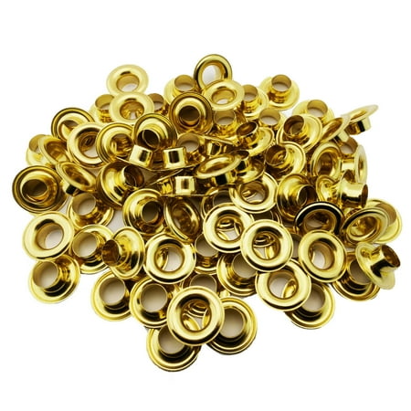 

C.S. Osborne Brass Grommets & Washers #G1-6 Size 6 (13/16 Hole) 144 Sets