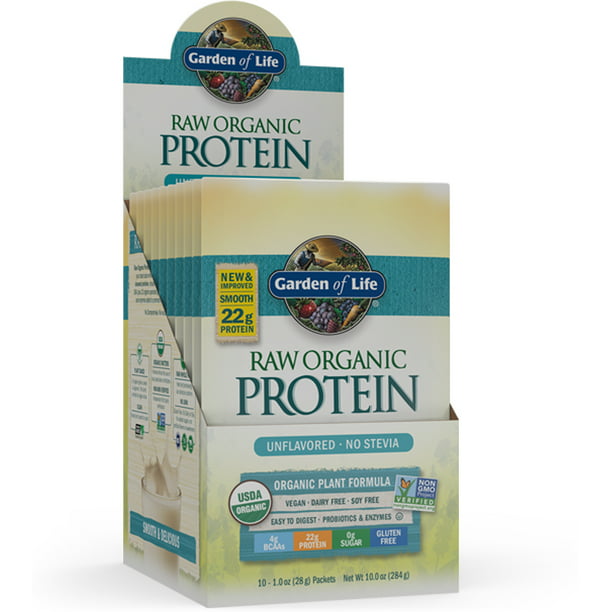 Garden Of Life Raw Organic Protein Pack 15 Packets Walmart Com
