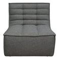 thumbnail image 2 of Nova Lifestyle Marshall 5PC Corner Modular Sectional w/ Scooped Seat in Grey Fabric, 2 of 44