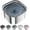B-Blue, variant on PETGLE 3L Dog Water Bowl 101oz Stainless Steel No Spill Large Capacity Dog Food Water Bowl Slow Water Feeder, Spill Proof Pet Water Dispenser Vehicle Carried Travel Water Bowl