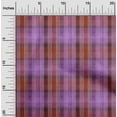 thumbnail image 2 of oneOone Georgette Viscose Purple Fabric Check Sewing Craft Projects Fabric Prints By Yard 42 Inch Wide, 2 of 5