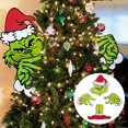 thumbnail image 1 of Adornos navideños, árbol de Navidad Grinch, adornos para árboles de Navidad, adornos navideños, suministros para fiestas Grinch esquí esquí Gafas de esquí, 1 of 5