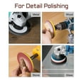 thumbnail image 3 of LEONTOOL Sanding Discs 3 Inches 180 Grit Hook and Loop Sandpaper 100Pcs Sanding Pad NO-Hole Aluminum Oxide Random Orbital Sander, 3 of 7
