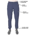 thumbnail image 6 of Green Town Scrubs for Women Scrub Set - Jogger Pant and V-Neck Top, 6 Pockets, Easy Care Uniforms, 6 of 7