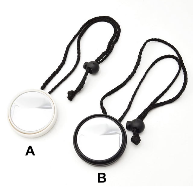 Diving Panoramic Rearview Mirror Safety Vest Side Protective Rope Gear Lightweight 360 Degree Adjustable Mirrors Snorkeling Supplies Black