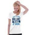 thumbnail image 4 of Billiant Mind Autism Awareness Womens Fitted Plus Size Graphic Tee Brisco Brands 2X, 4 of 5