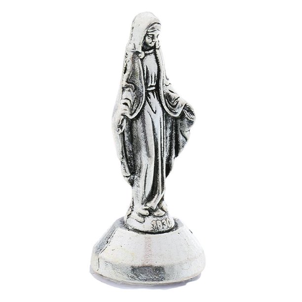 Estatua de Cristo, 50x20x20mm Color Plata / Bronce / Cobre