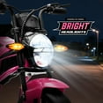 thumbnail image 6 of Track Seven 24V Electric Motorcycle for Kids, 300W Electric Dirt Bike Up to 11 MPH, Twist-Grip Throttle, Rear Brake, 14-Inch EVA Tires, Music, Light, Electric Bike for Kids Aged 6+, Pink, 6 of 9