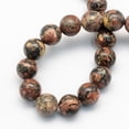 thumbnail image 2 of Natural Leopard Skin Jasper Round Beads Strands 8.5mm Hole: 1.2mm about 47pcs/strand 15.5 inch, 2 of 2