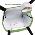 thumbnail image 6 of FORMRS Womens Canvas Tote Bag with Zipper Inner Pocket Shoulder Handbag, Green Martini Glass, 6 of 7